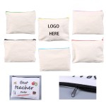 Custom Printed Single Layer Canvas Pencil Case