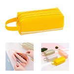Large Capacity Creative Handle Double-Layer Pencil Case Student Pencil Bag Custom Printed