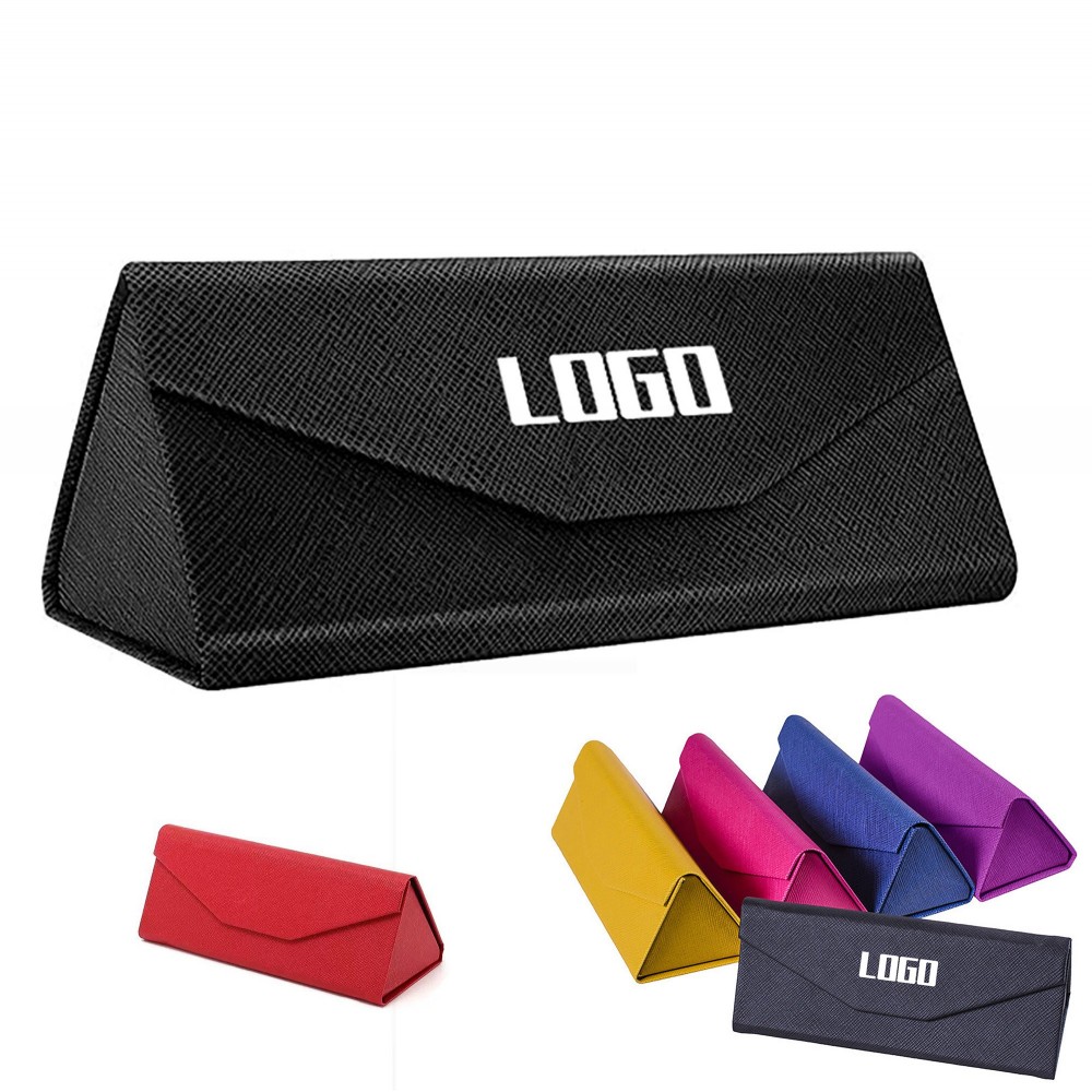 Custom Imprinted Foldable Sunglasses Case Eyeglasses Case