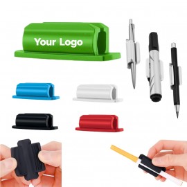 Custom Printed Self-Adhesive Silicone Pen Holder