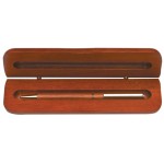 Custom Printed Rosewood Pen Case (6 1/2"x1 1/2")