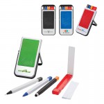  Mobile Device Stand with Pen, Pencil, Stylus & Microfiber Cloth Logo Branded
