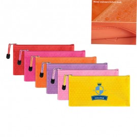 Logo Branded Waterproof Zipper Pencil Pouch Case Bag