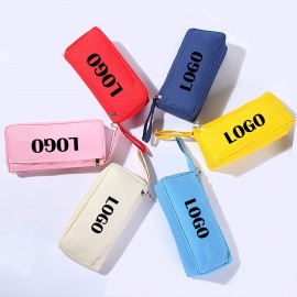 2 Compartments Big Capacity Pencil Case Custom Printed