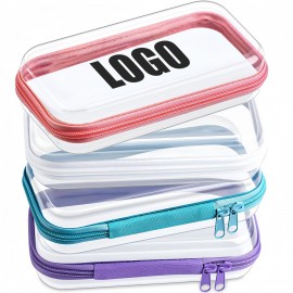 Clear Hard Zipper Case Custom Imprinted