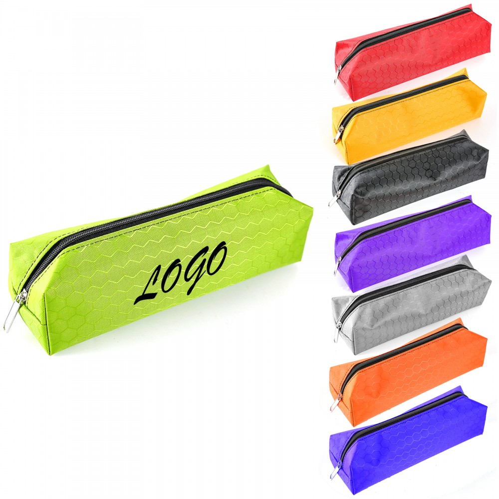 Zippered Pencil Pouch Logo Branded