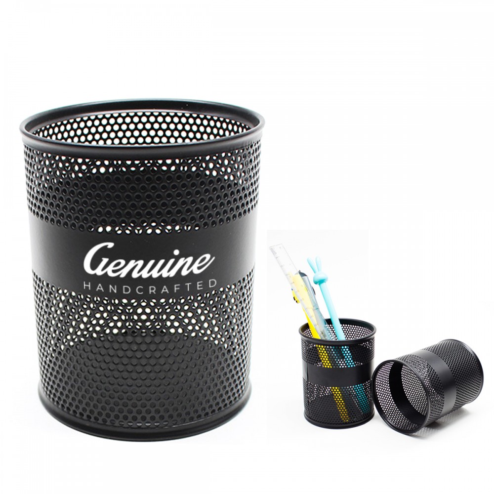 Metal Pen Holder Custom Printed