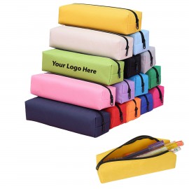 Oxford Cloth Pencil Case with Zipper Custom Imprinted