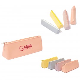 Custom Imprinted Simple Triangle Silicone Pen Bag