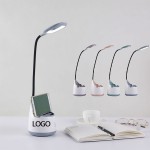 Logo Branded Led Desk Lamp with Mobile Phone Holder