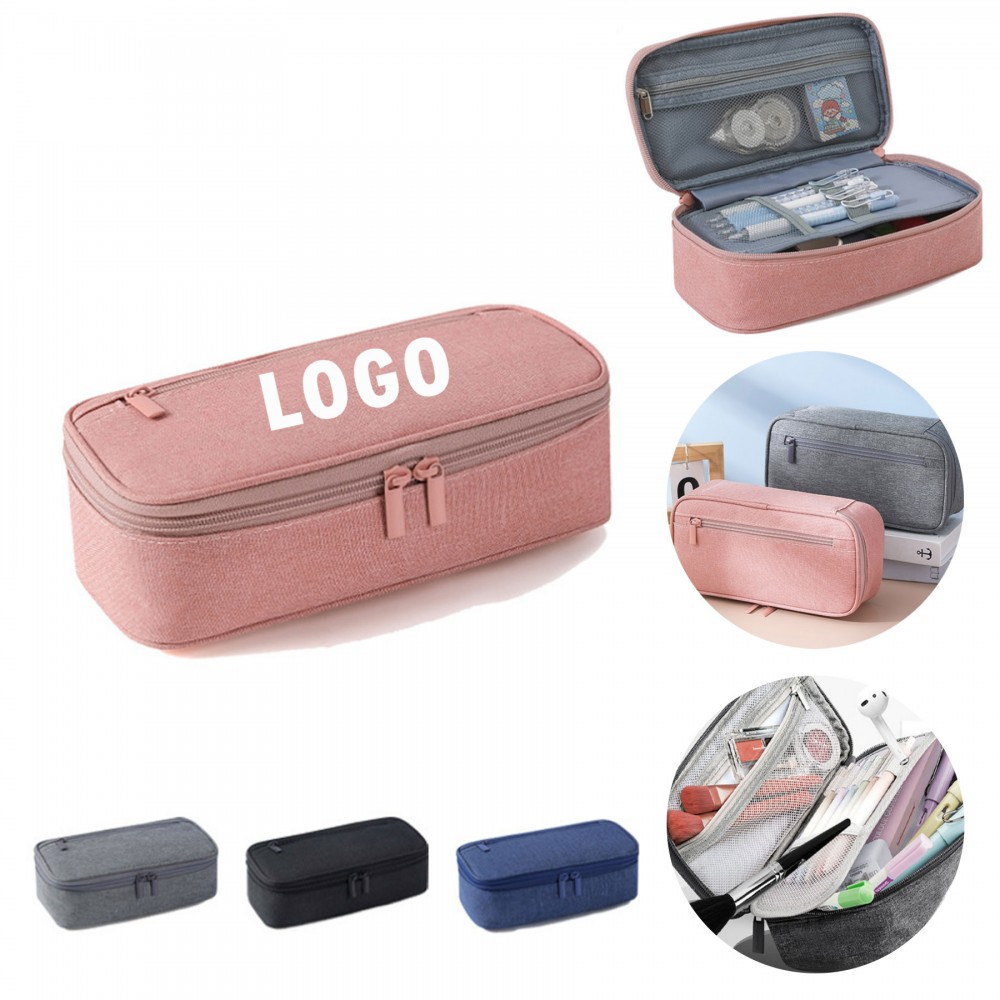 Custom Imprinted Large Pencil Case