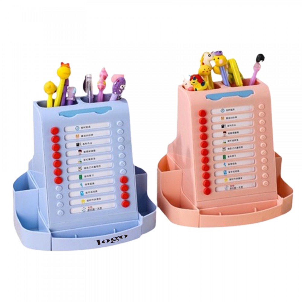Logo Branded Self-Disciplined Punch Pen Holder
