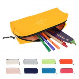 Custom Printed Large Capacity Canvas Pencil Case (Economy Shipping)