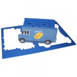 Logo Branded Foam Truck Shaped Desk Organizer Puzzle