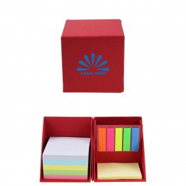 Logo Branded Sticky Note Combination Pencil Holder Set