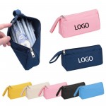 Custom Imprinted Triangular 3D Double-Layer Stationery Pencil Case