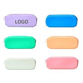 Custom Printed Simple Silicone Pencil Case