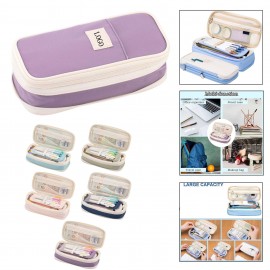 Logo Branded Macaron Color Pencil Storage Case