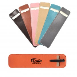 Custom Imprinted Pu Leather Pen Pencil Case