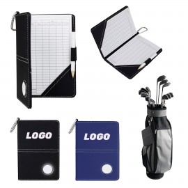Golf Scorecard Holder with Carabiner Custom Printed