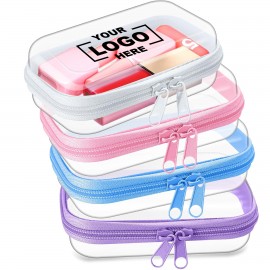 Hard Clear Zipper Case Custom Printed