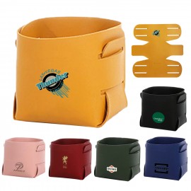 Leatherette Pencil Holder with Logo