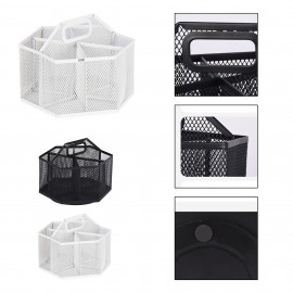 Rotating Metal Mesh Pen Holder Custom Imprinted