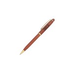 Custom Imprinted Rosewood Mechanical Pencil w/Gold Trim (Laser Engraved)
