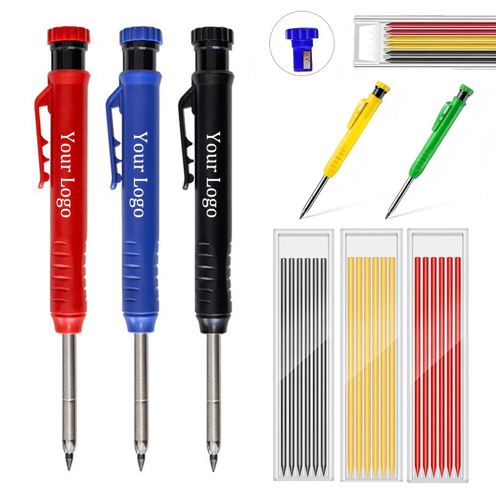 2.8mm Carpenter Pencil Set Custom Imprinted