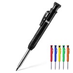 Construction Pencils with Built-in Sharpener Custom Engraved