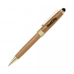 Logo Branded The Sensi-Touch Bamboo Twist action mechanical Pencil/Stylus