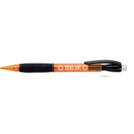 Logo Branded Champ Mechanical Pencil - Translucent Orange