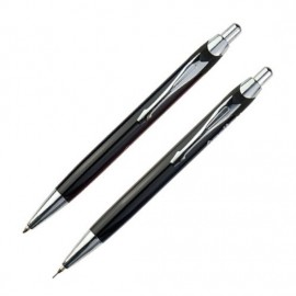 City Ballpoint & Pencil Set - Black Custom Imprinted
