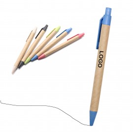 Wheat Straw Paper Tube Pencil Custom Imprinted