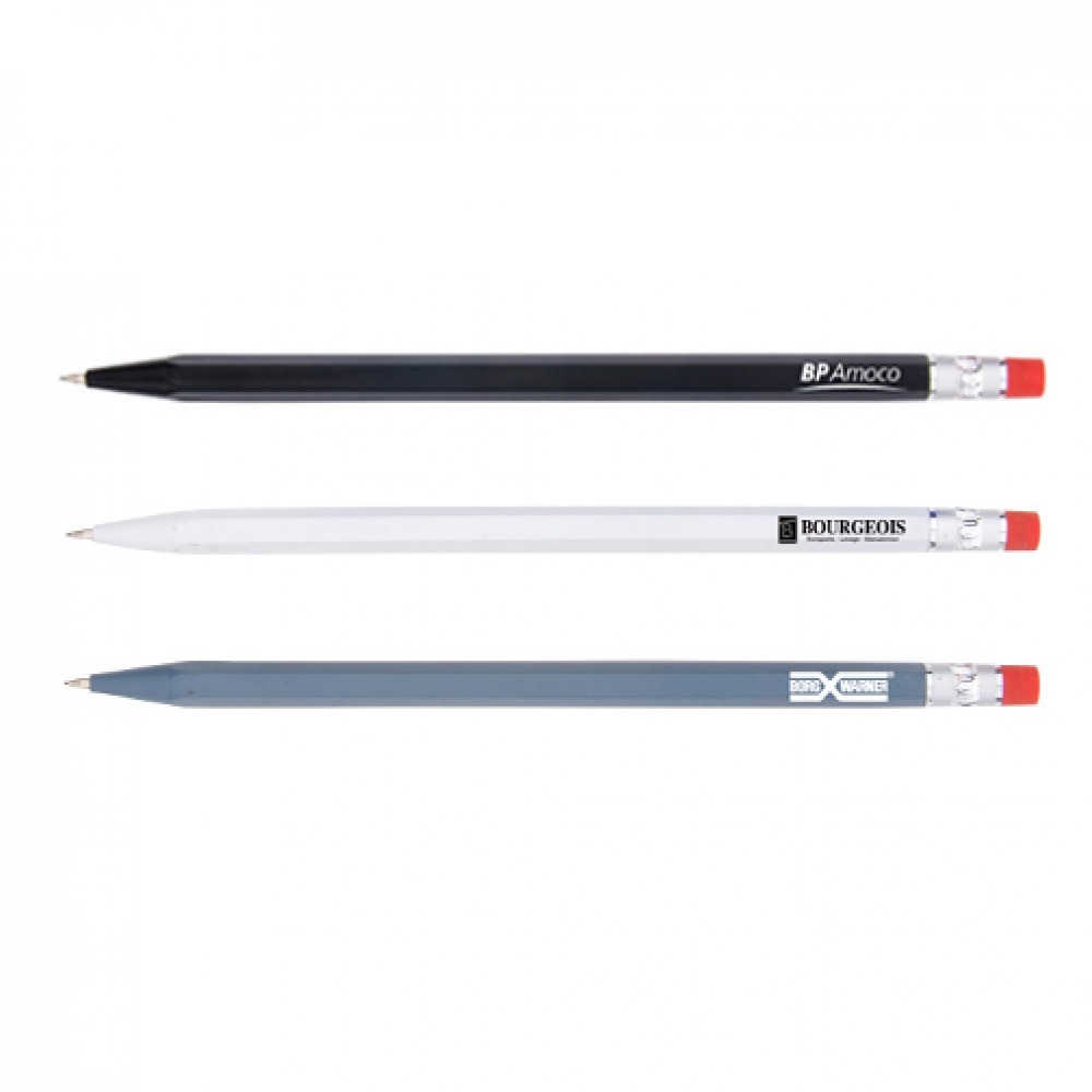 Hexagonal Mechanical Pencil Logo Branded