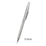 Stainless Steel Shinny Surface Mechanical Pencil 0.5 mm Pencil Lead Custom Imprinted