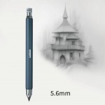5.6mm Heavy-Duty Hexagonal Mechanical Clutch Lead Holder Custom Engraved