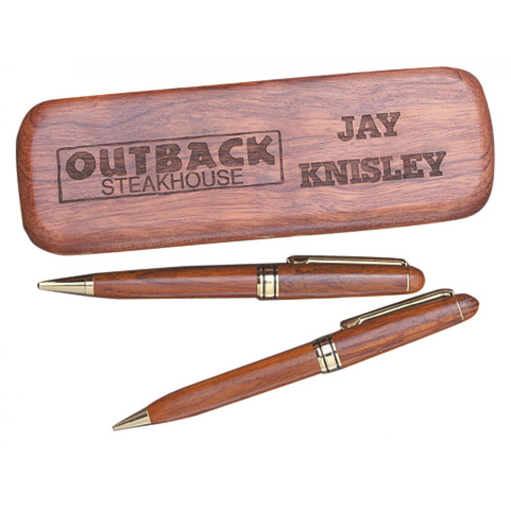 Rosewood Pencil Custom Imprinted Rosewood Pencil Custom Imprinted