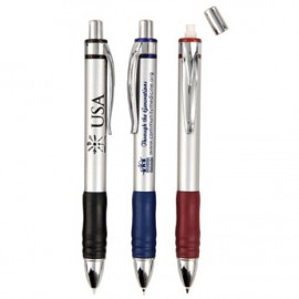 Triad 3-in-1 Mechanical Pencil and Ballpoint Pen Custom Imprinted  Triad 3-in-1 Mechanical Pencil and Ballpoint Pen Custom Imprinted