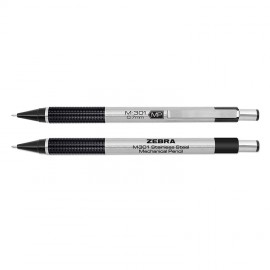 Zebra M-301 Stainless Steel Mechanical Pencil Custom Imprinted