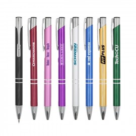 Edge Glisten Click Action Pencil Logo Branded