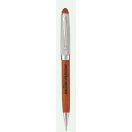 Logo Branded Silverwood Rosewood & 2 Tone Silver Mechanical Pencil