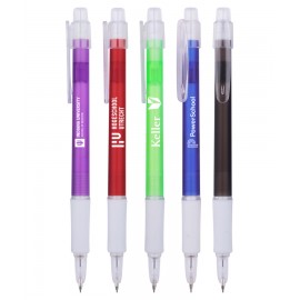 Logo Branded Frosted Barrels - Maxi - Mechanical Pencil (No Eraser) - 1-Color