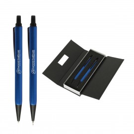 Triangle Metal Ballpoint Pen & Pencil Gift Set Custom Engraved