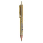 Custom Imprinted Metal Push Action Bullet Lead Pencil