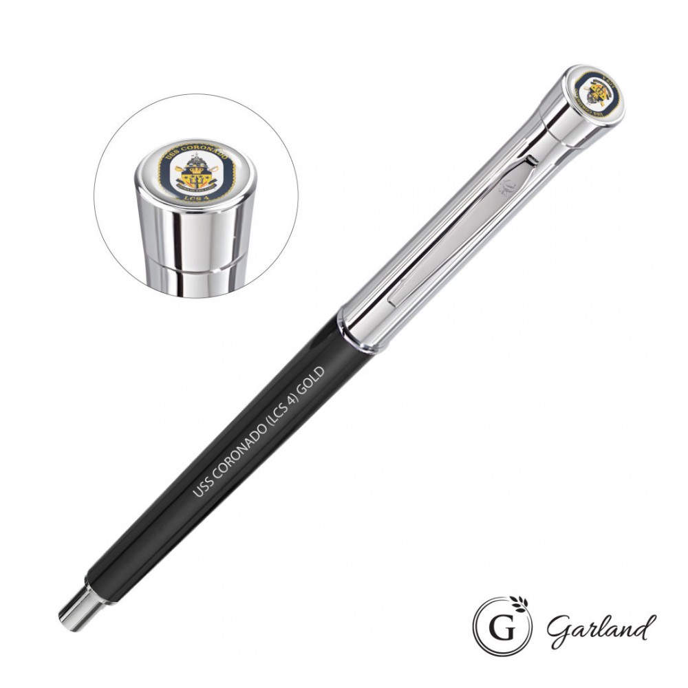 Garland Monogram Custom Mechanical Pencil - Chrome Custom Imprinted