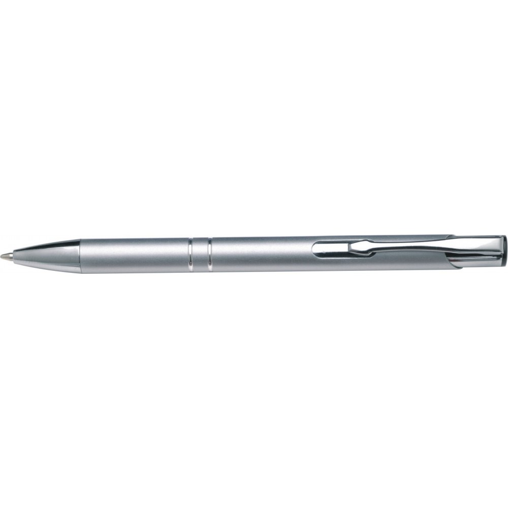 JJ Series Double Ring Mechanical Pencil w/ Chrome Trim- Silver Custom Engraved