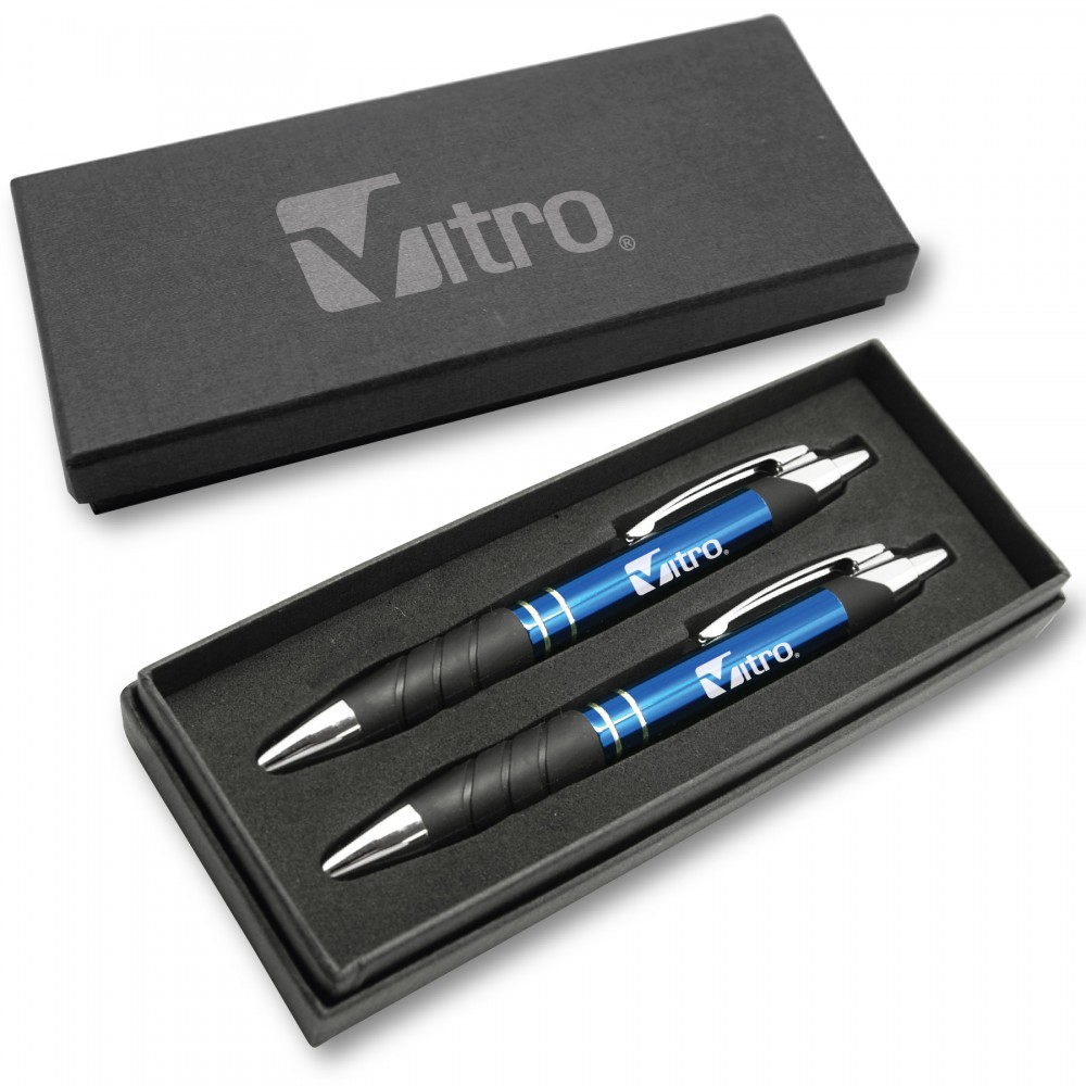 Custom Engraved Stratford Deluxe Pen & Pencil Set Custom Engraved Stratford Deluxe Pen & Pencil Set