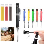 Custom Imprinted Mechanical Pencil with Built-in Sharpener for Carpentry (6 Refills Included)