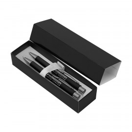 Logo Branded Bowie Pen & Pencil Gift Set - Laser